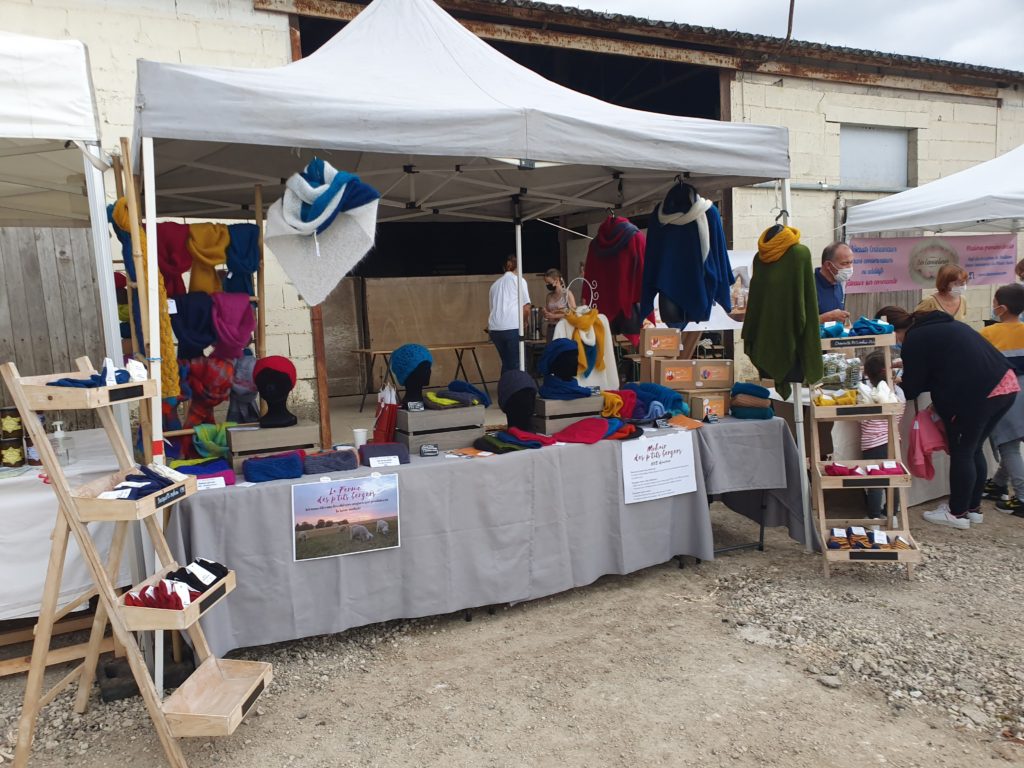 Stand La ferme des p'tits bergers mohair angora