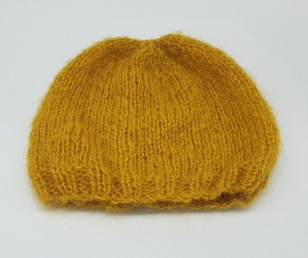 Bonnet douceur jaune mangue