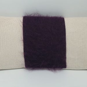 Housse rectangulaire : mohair & lin