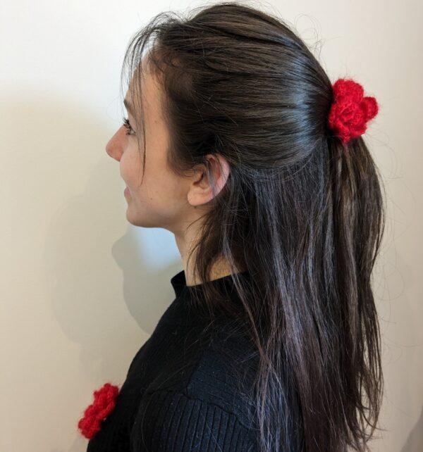 Broche - Mohair et soie