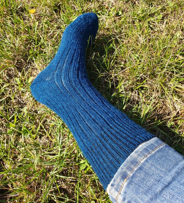 Chaussette unie en mohair