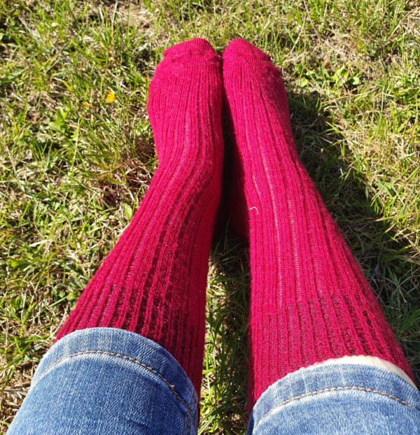 Chaussette unie en mohair – Image 7