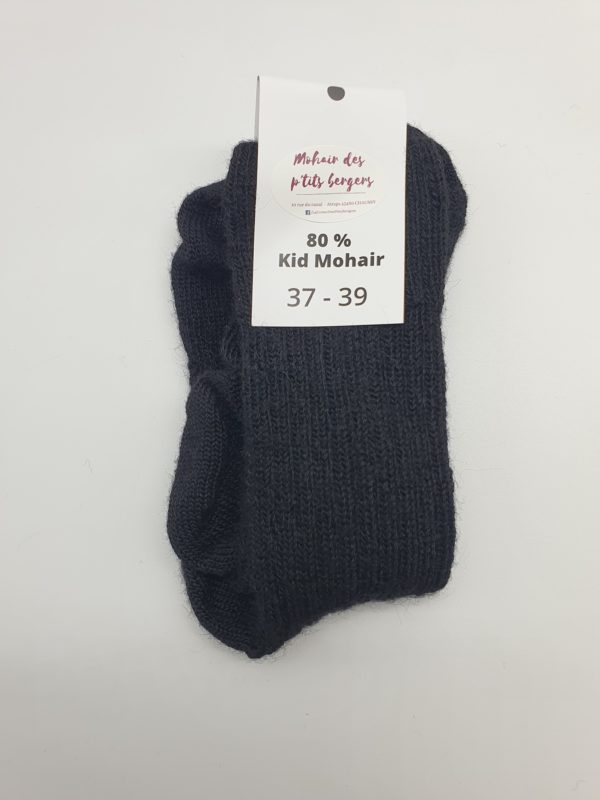 Chaussette unie en mohair – Image 4
