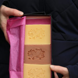 Trio de savons au lait de chèvre angora