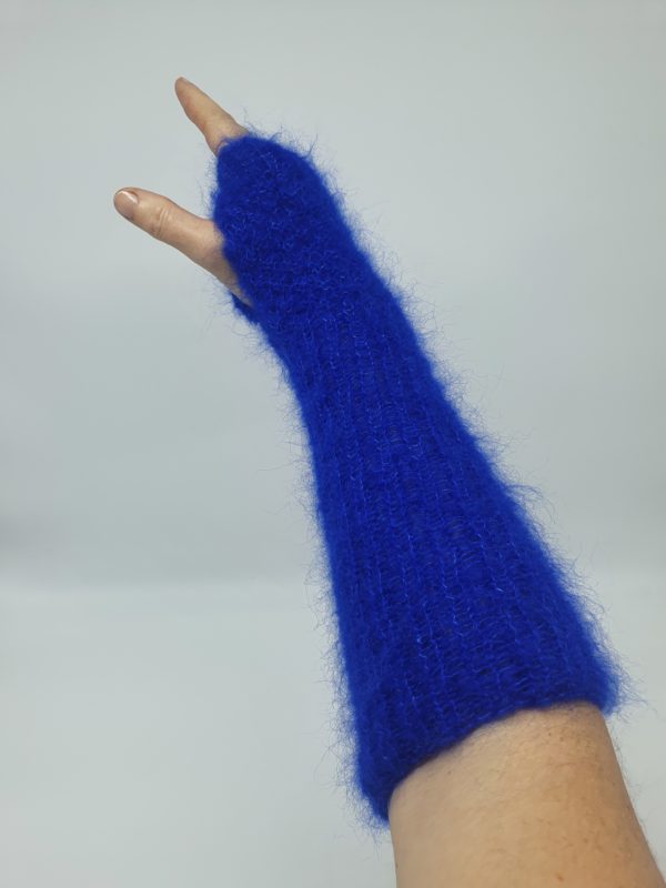 Mitaine longue mohair
