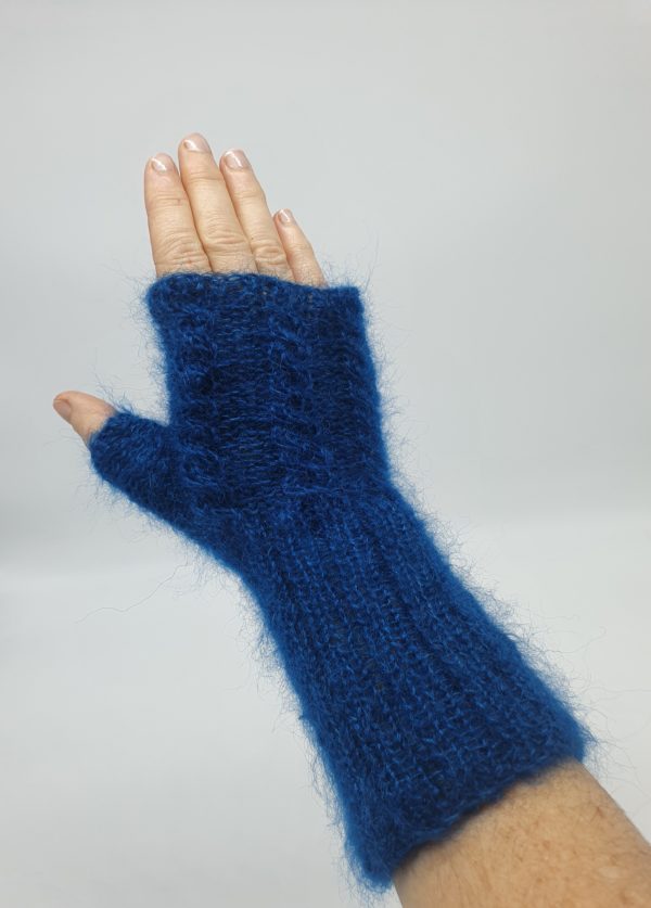 Mitaine torsade mohair