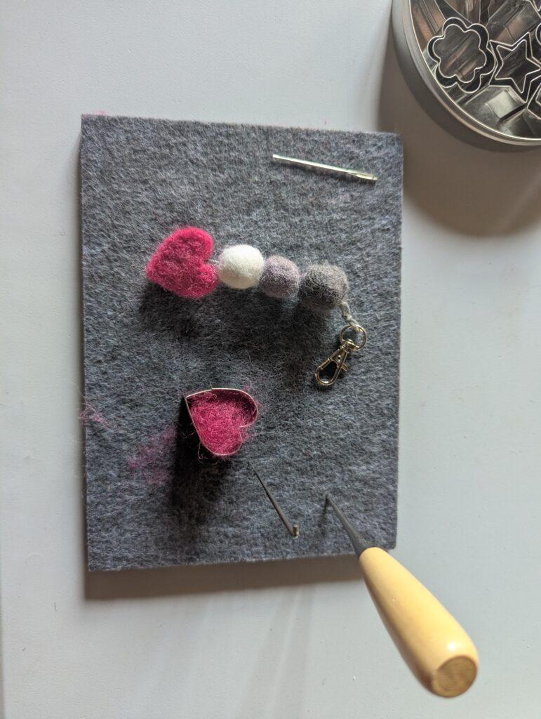 laine feutrée feutrine