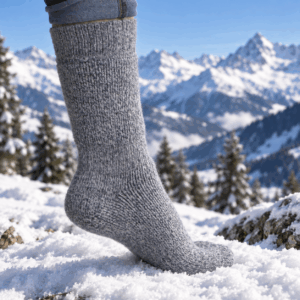 Chaussette cocoon mohair et laine