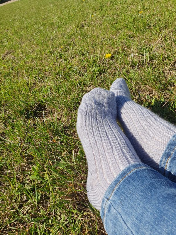 Chaussette unie en mohair – Image 5