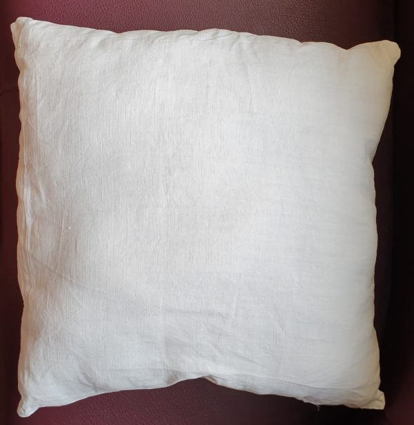 coussin côton - rembourrage laine de mouton