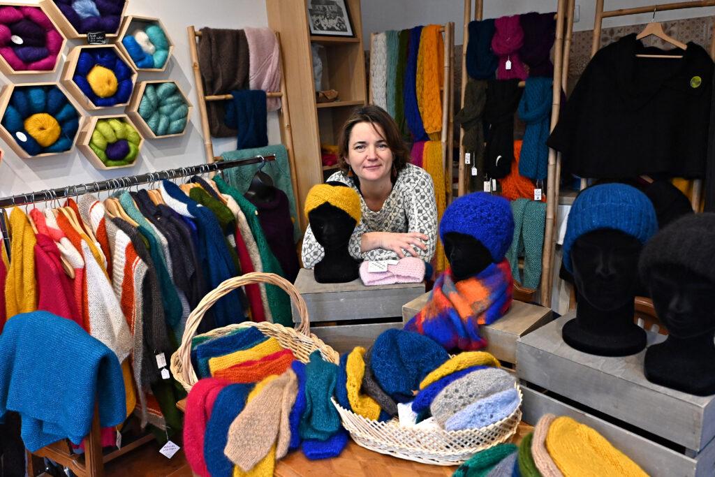 La Ferme des P'tis Bergers Sandrine Durgeau à Chinon pour Voyage Textile