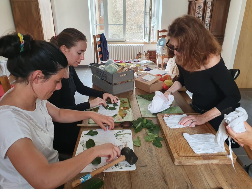 Impression végétale atelier